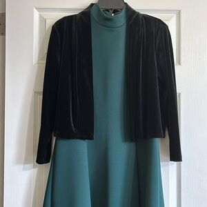 Calvin Klein A-line dress with shrug